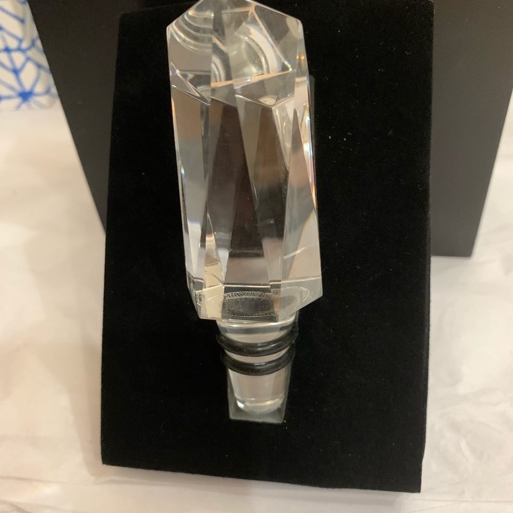 Orrefors crystal wine stopper